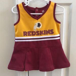 NFL Redskins baby cheerleader dress 12m